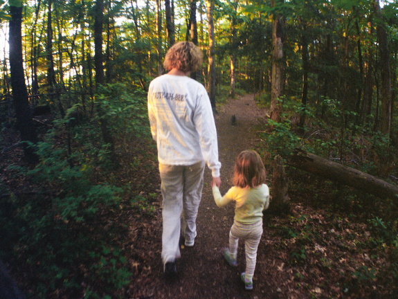 On the trail to sunset